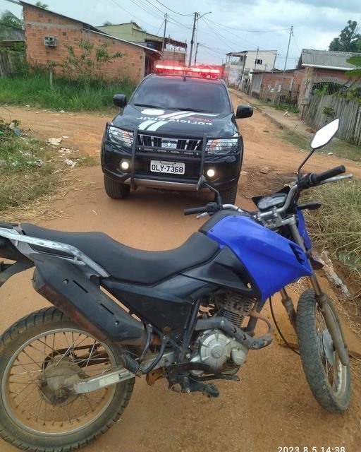 POLÍCIA CIVIL RECUPERA MOTOCICLETA ROUBADA DURANTE TENTATIVA DE SEQUESTRO EM RIO&nbsp;BRANCO