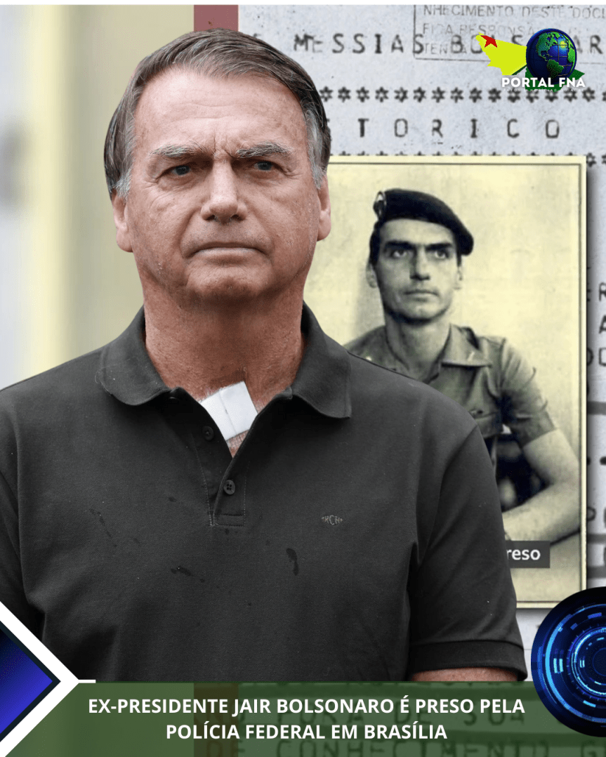 EX-PRESIDENTE JAIR BOLSONARO É PRESO PELA POLÍCIA FEDERAL EM&nbsp;BRASÍLIA